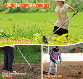 ATLRGISL dual-purpose hand tool for gardens, lawns, patios, and yards