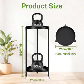 Atpddpey corner plant shelf saves space while showcasing multiple plants beautifully.