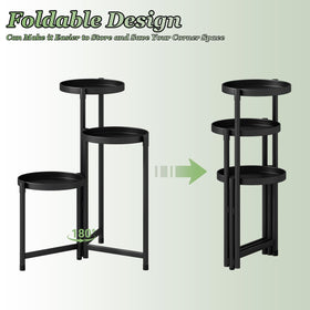 Atpddpey heavy-duty metal plant stand built for durability.