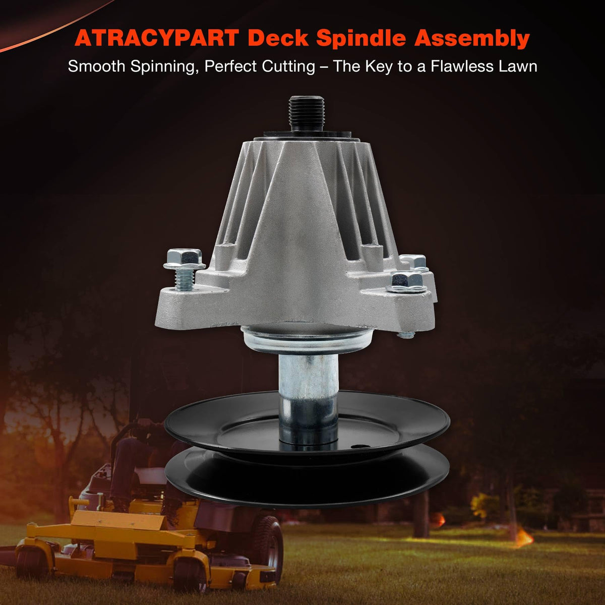 ATRACYPART 618-09256 replacement spindle combats worn bearings and uneven cuts