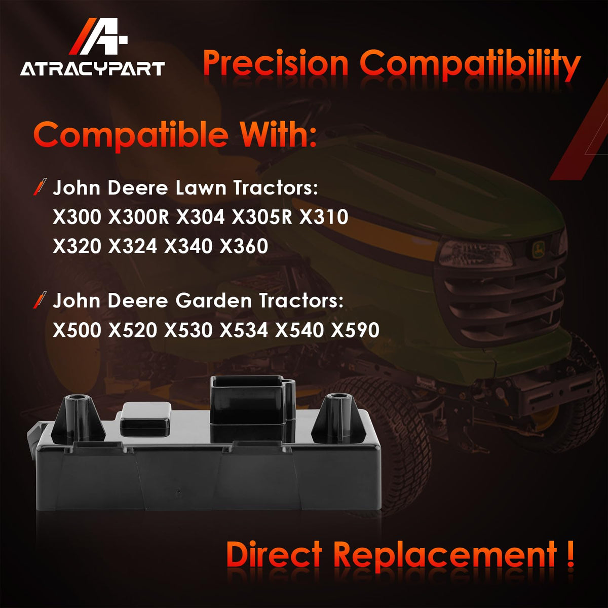 ATRACYPART ECU module replaces multiple OE numbers for flexible compatibility.