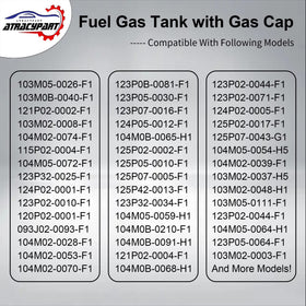ATRACYPART fuel tank cap lid close-up illustrates secure seal against leaks.