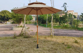 Atsasaye heavy-duty metal base provides rust-resistant stability outdoors