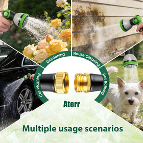 Aterr leak-resistant connection maintains steady water flow during tasks.