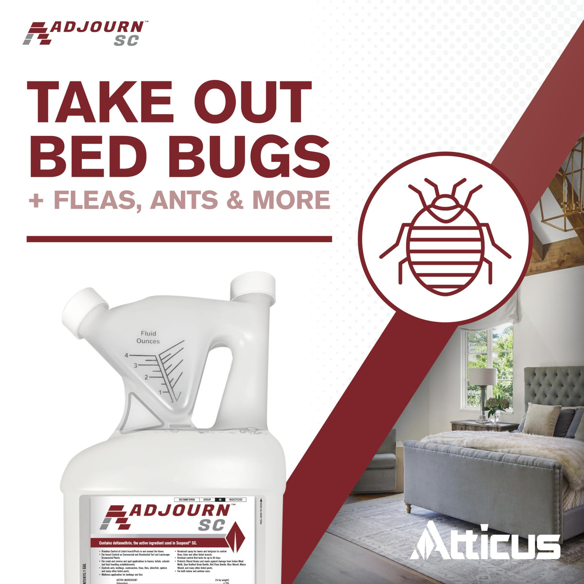 Atticus Adjourn SC label information highlights usage sites and safety