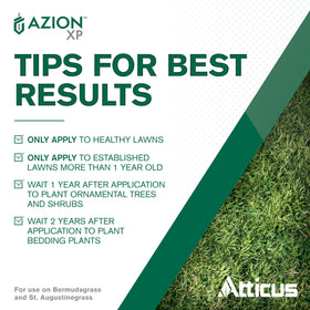 Atticus Azion XP applied to bermudagrass targeting broadleaf weeds