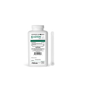 Atticus Azion XP bottle with label showing selective weed control in turf