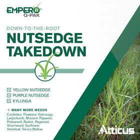 Atticus Empero Q-Pak prepared in a sprayer for turf treatment