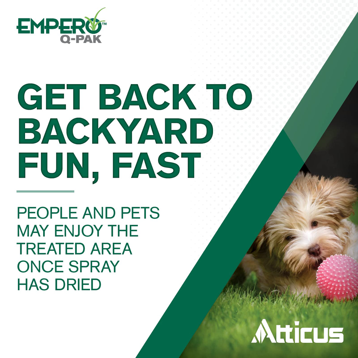 Atticus Empero Q-Pak mixing instructions for efficient use