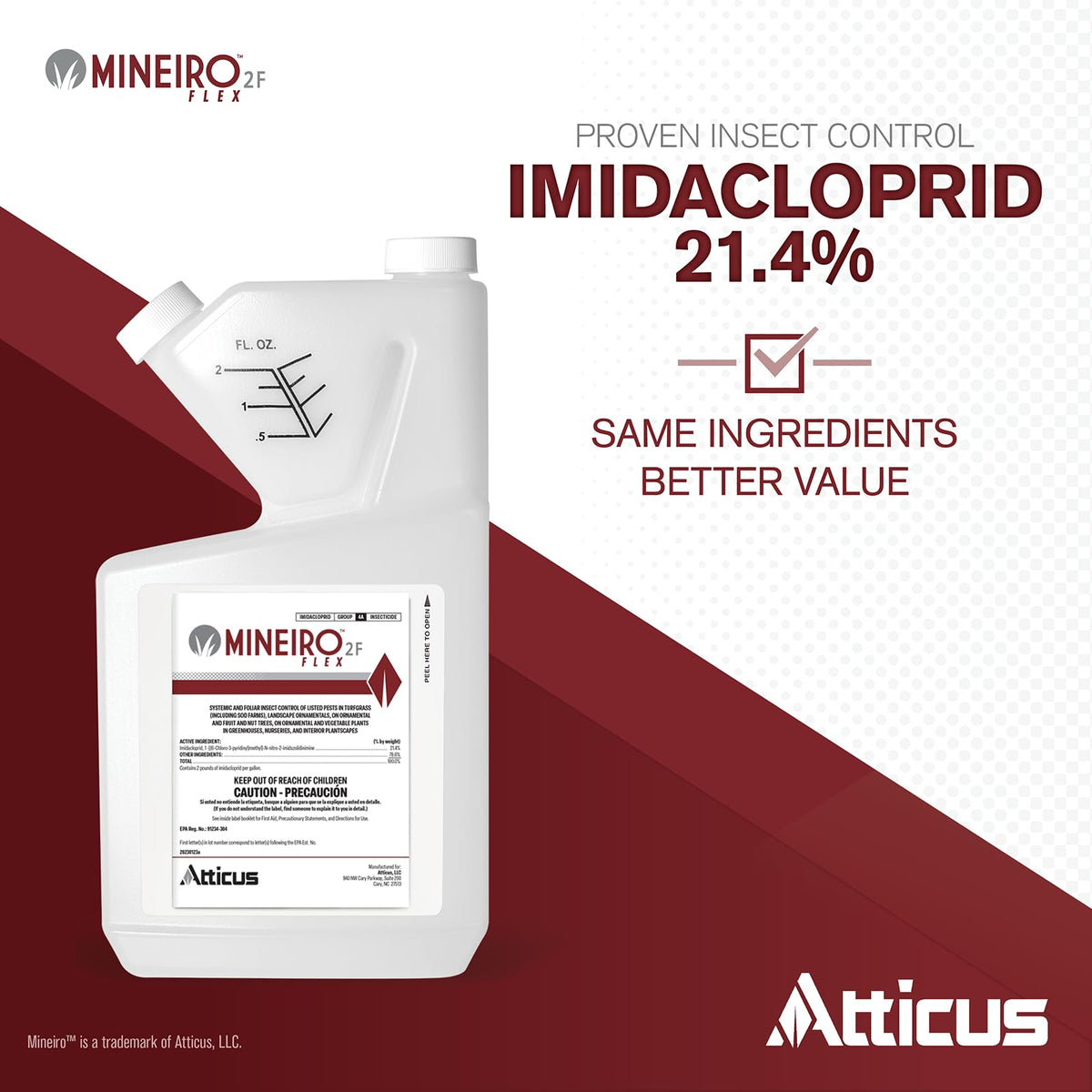 Atticus Mineiro 2F Flex spray application demonstrates flexible timing for pest protection