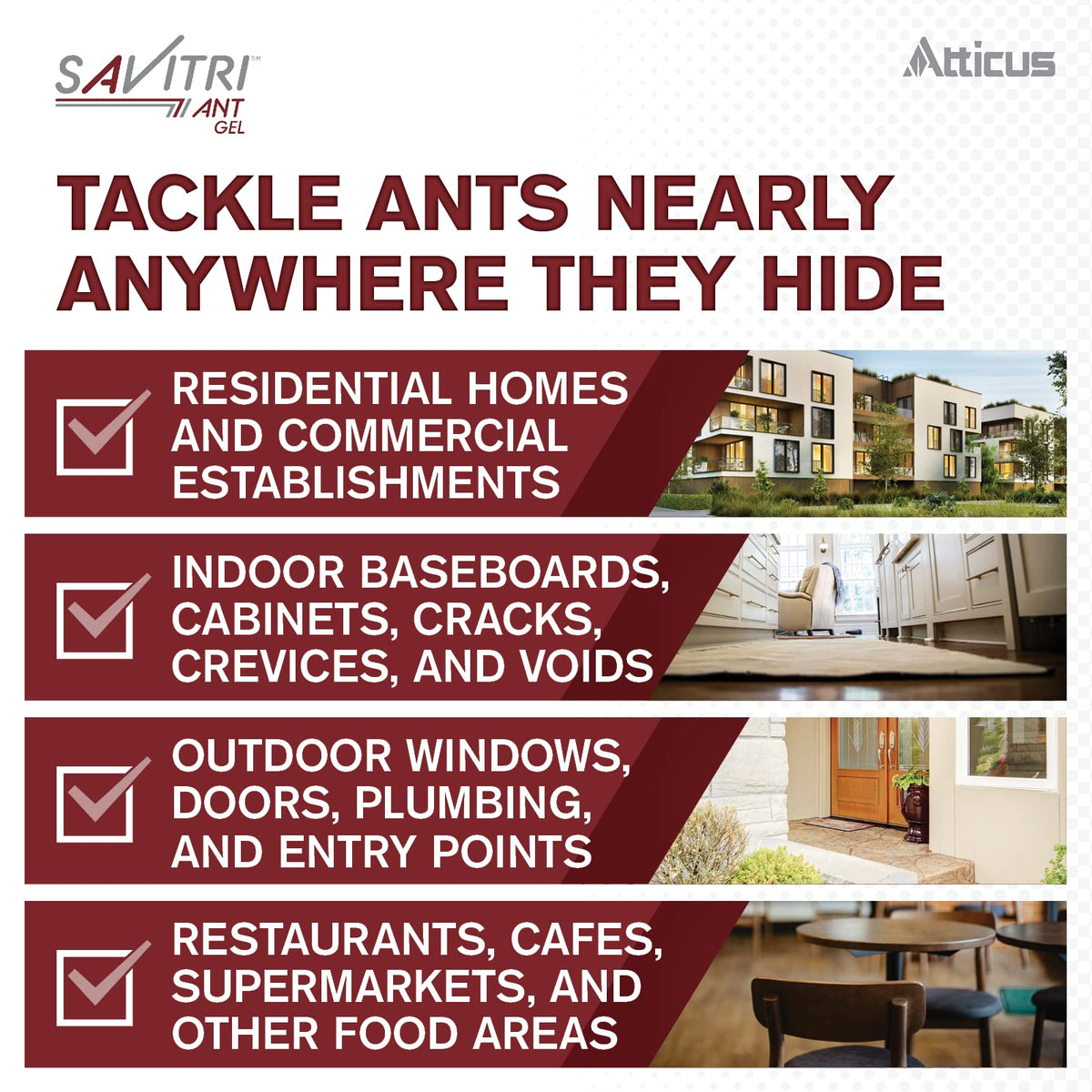 Atticus Savitri Ant Gel Bait for indoor and outdoor use