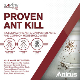 Prefilled syringe demonstrates easy application near ant trails