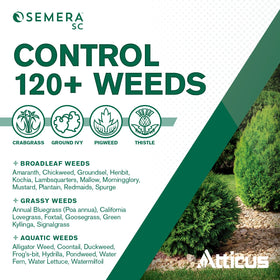 Atticus Semera SC used in landscape settings for weed prevention.