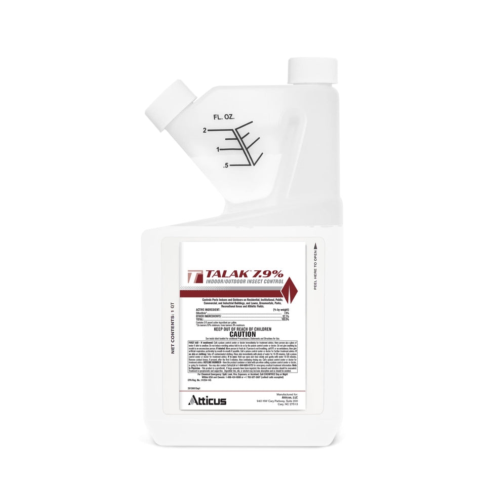 Atticus Talak 7.9% bottle pour enables precise, mess-free indoor and outdoor dosing.
