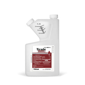 Atticus Tirade CS bottle label highlights EnduraCap for long lasting pest control.