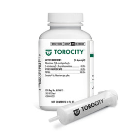 Atticus Torocity 8oz bottle ready for lawn weed control and precise dosing.