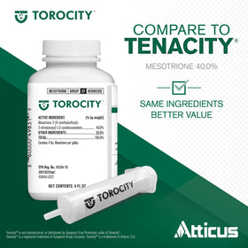 Atticus Torocity pre-marked syringe enables accurate pre- and post-emerge dosing.