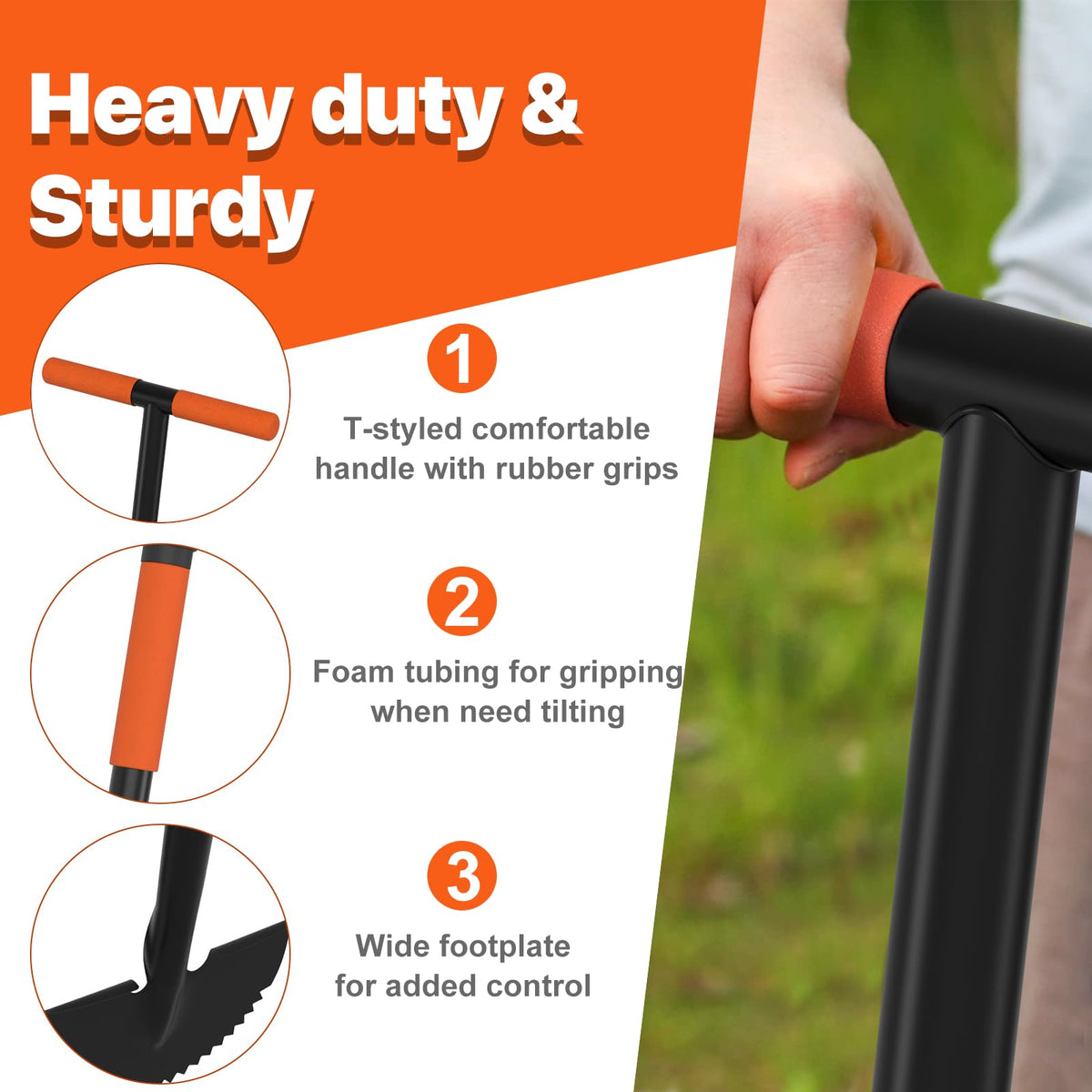 ATUHOLA lock-on assembly lets you set up in minutes, no tools.