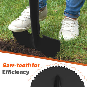 ATUHOLA T-grip handle with rubber grips enhances comfortable, secure control.