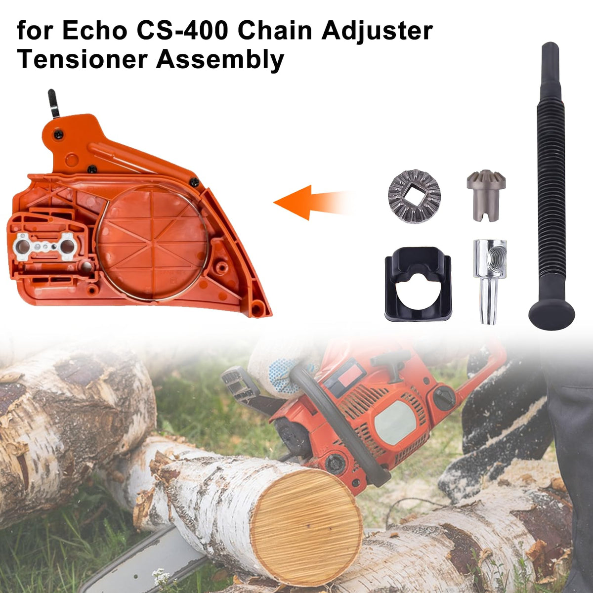 Echo CS-400 replacement tensioner by Atunee, straightforward fit and durable build.