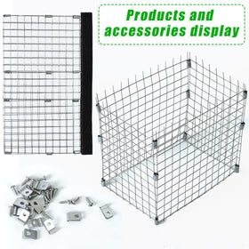Easy installation around the entrance hole with screws included.