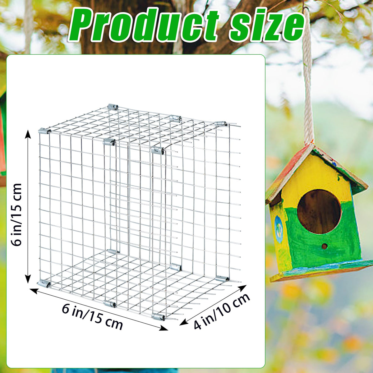 Atvkov bluebird guards fit standard boxes and can bend for different houses.