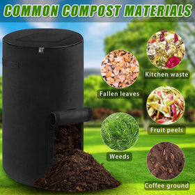 Atvkov compost bin side handles enable safe, portable transport.