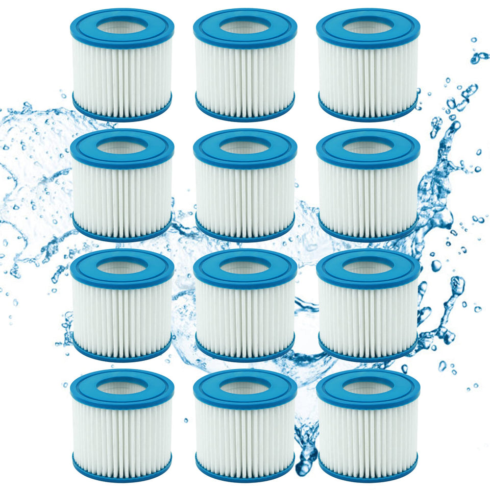 ATXKXE Type VI spa filter cartridge close-up shows trilobal fabric for superior debris capture