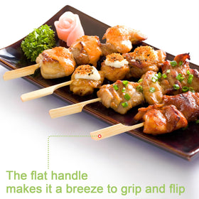 ATZNZIK durable bamboo appetizer toothpicks offer reliable strength for bites and kebabs.