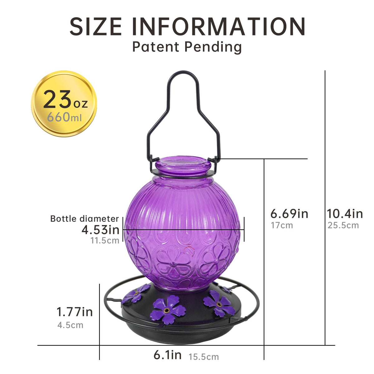 Aubingmotor feeder perches give hummingbirds a comfortable sip