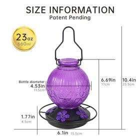 Aubingmotor feeder perches give hummingbirds a comfortable sip