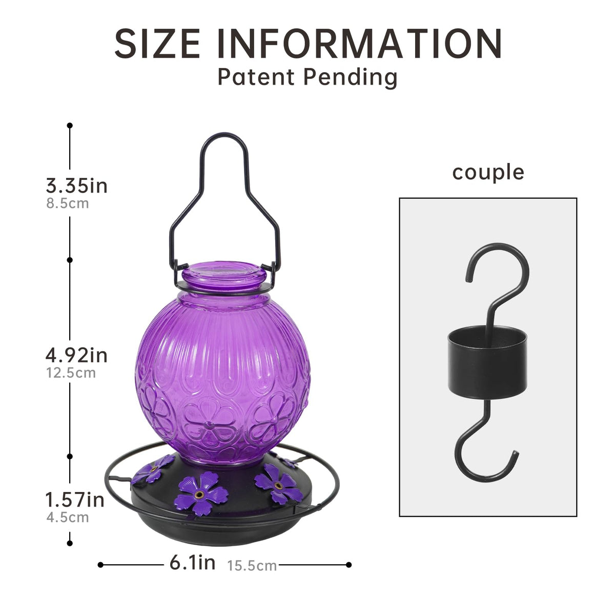 Aubingmotor wide-mouth jar makes refilling easy for outdoor use