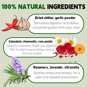 AUBOEAY herbs are 100% edible and non-GMO for all ages of birds.