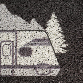 Aucuda RV door mat fits RV entryways and protects interiors.