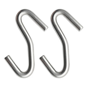 Aucuqu offset hooks 2-pack for hammock stand, sturdy 500 lb capacity.