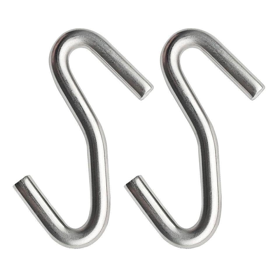 Aucuqu offset hooks 2-pack for hammock stand, sturdy 500 lb capacity.
