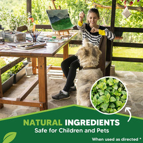 AUDQQM Squirrel Repellent Pouches mint essence closeup for scent-based deterrence.