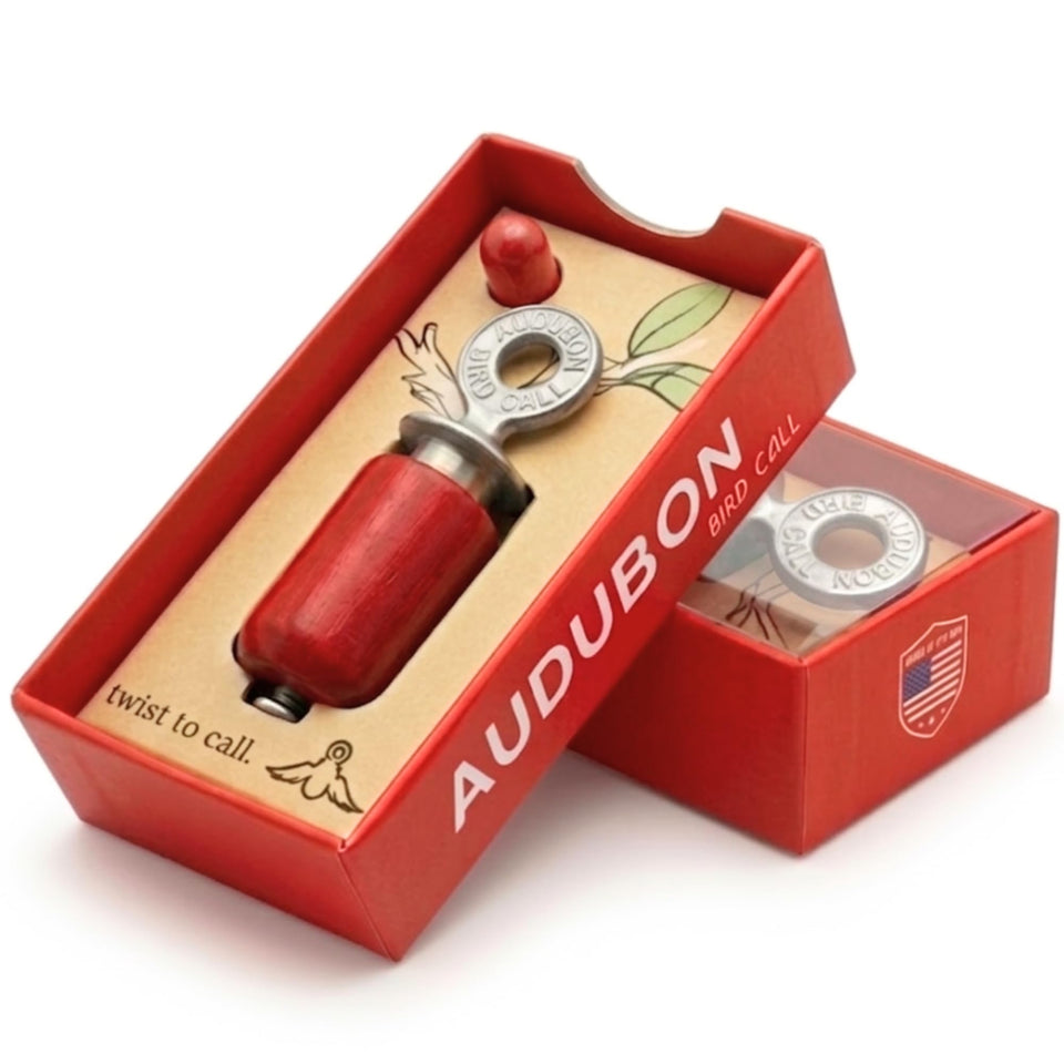 Audubon Bird Call Red Gift Pack front view, ideal for outdoor birdwatching adventures.