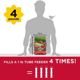 Audubon Park Cardinal Blend black oil sunflower seeds provide energy