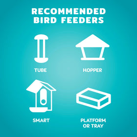 Audubon Park compatible with platform and hopper feeders.