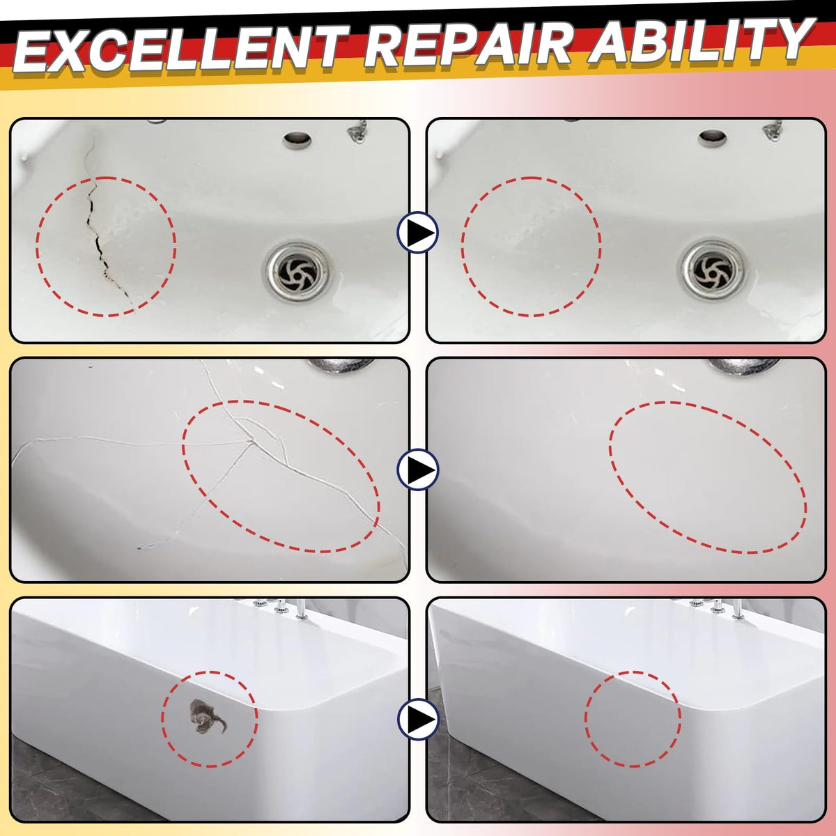 Auensten epoxy adhesion demonstrates strong bonds on tiles and tubs