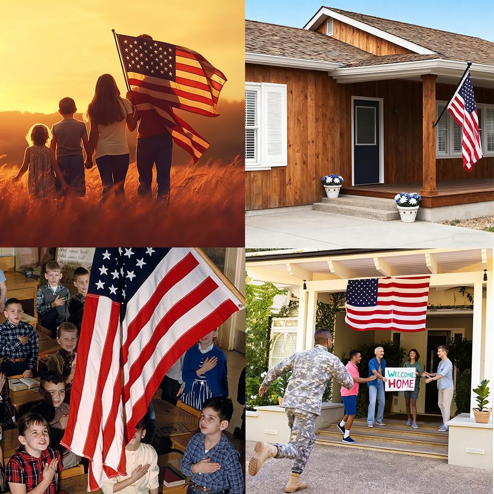 Augenstern 2-5x4 flag ideal for yard or porch display.