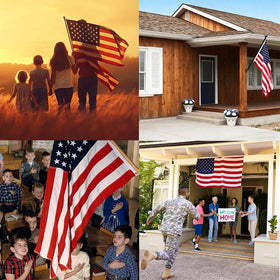 Augenstern 2-5x4 flag ideal for yard or porch display.