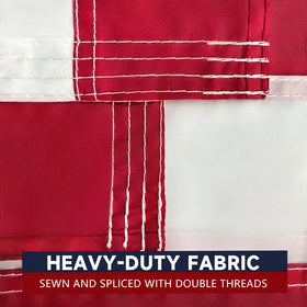 Augenstern uv-resistant-waterproof flag color stays vibrant through rain.