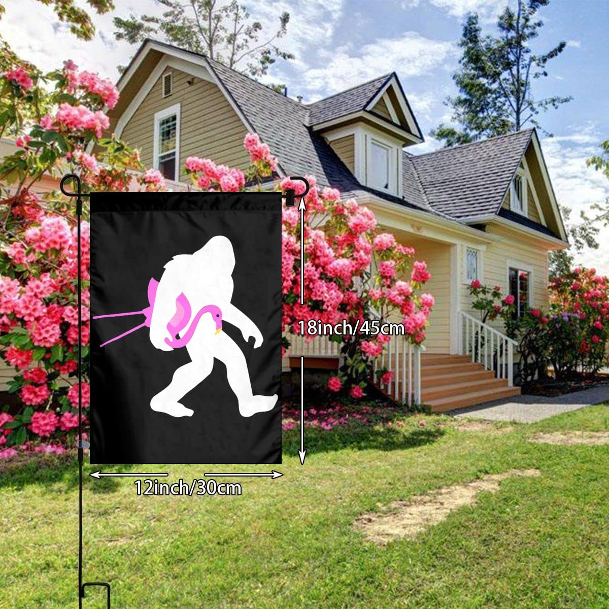 Augenstern top-opening garden flag is easy to mount on standard holders