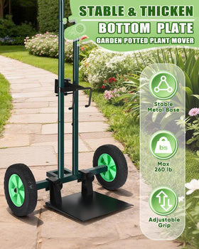 AugFir adjustable clamp arms secure pots from 4 to 30 inches