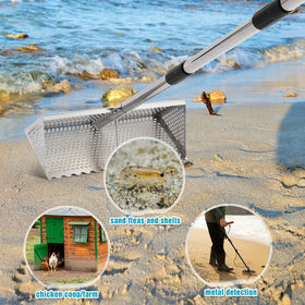 AugFir Mesh scooper and shovel aid precise sifting and quick prep.