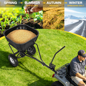 Rugged powder‑coated steel frame and gearbox durability