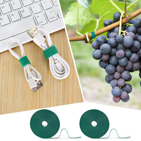 AUGHOA green plant tie offers firm hold during windy weather.