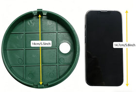 Back features double buckles to keep the lid secure